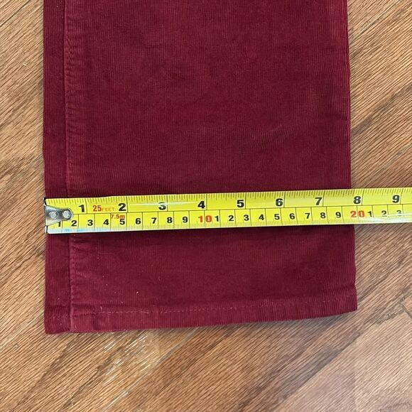 NWT Levi’s corduroy 725, high-rise boot, cut, burgundy, 26×32 - Picture 7 of 10